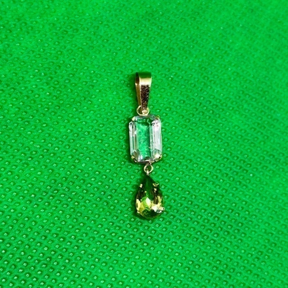 18k real solid gold pendant‎​